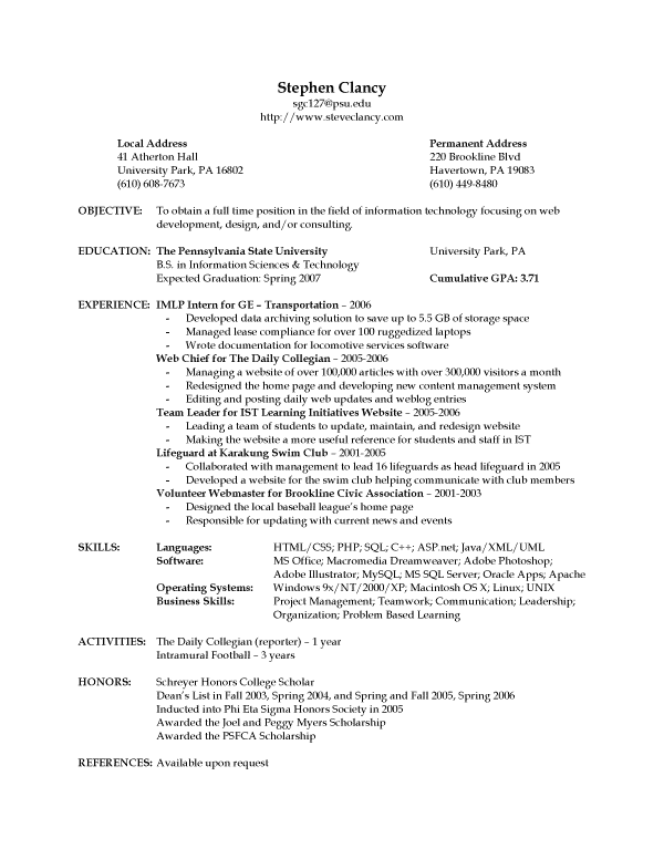 Resume